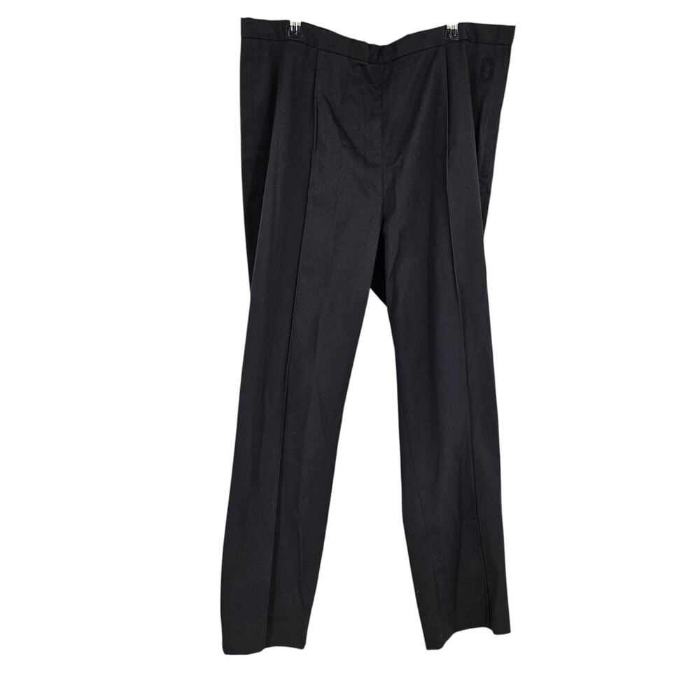 Marc Jacobs Trousers Dress Pants Black High Waisted Straight Leg Pintuck NWT 12